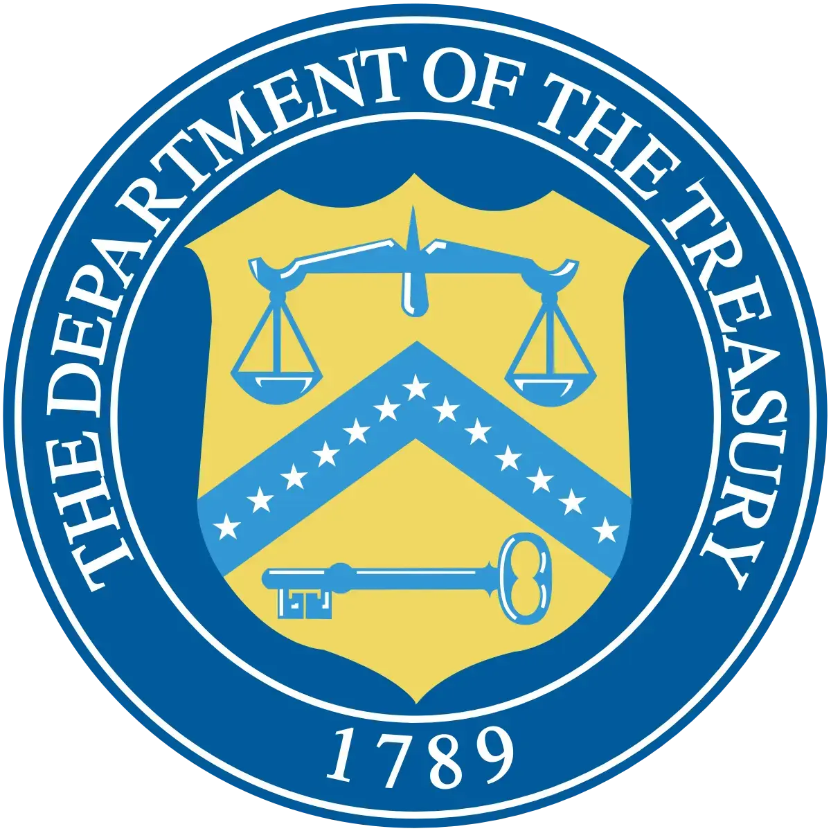 Deparment of the Treasury Logo
