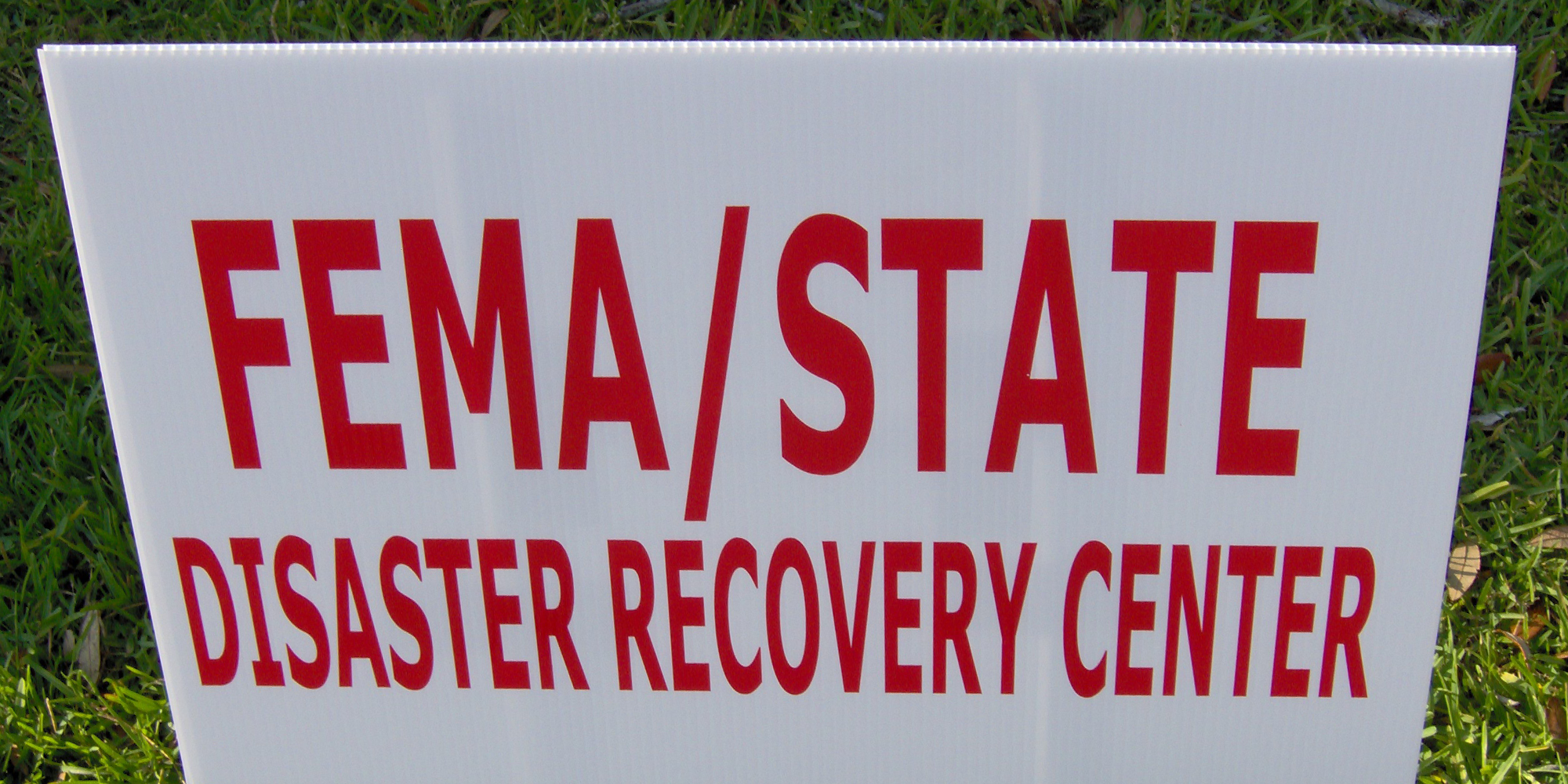 FEMA sign