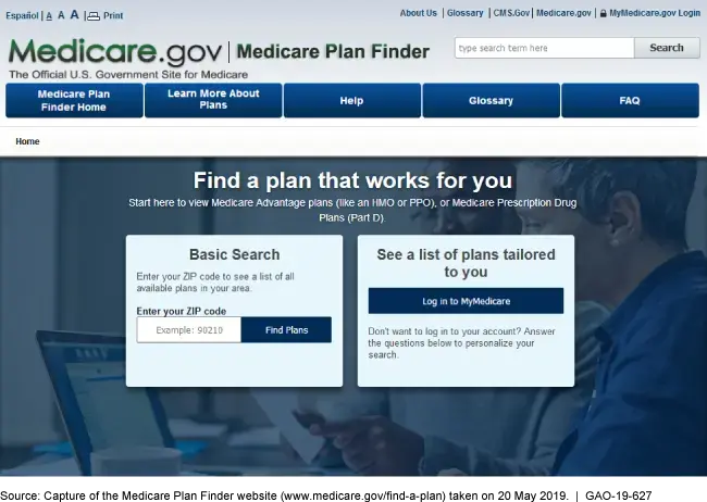 Medicare.gov website